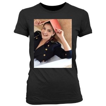 Barbara Palvin Women's Junior Cut Crewneck T-Shirt