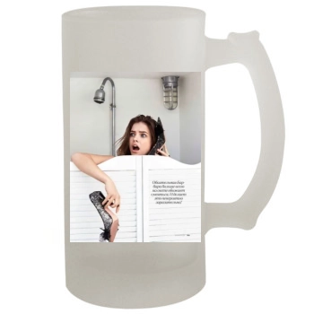 Barbara Palvin 16oz Frosted Beer Stein