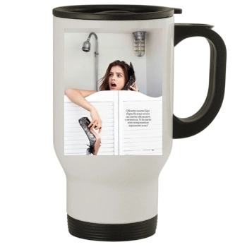 Barbara Palvin Stainless Steel Travel Mug