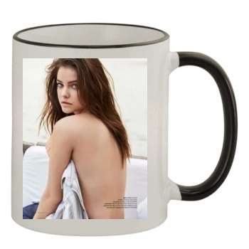 Barbara Palvin 11oz Colored Rim & Handle Mug