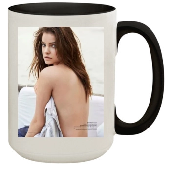 Barbara Palvin 15oz Colored Inner & Handle Mug