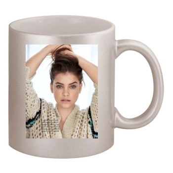 Barbara Palvin 11oz Metallic Silver Mug