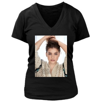 Barbara Palvin Women's Deep V-Neck TShirt