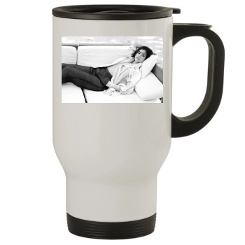 Barbara Palvin Stainless Steel Travel Mug