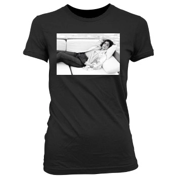 Barbara Palvin Women's Junior Cut Crewneck T-Shirt