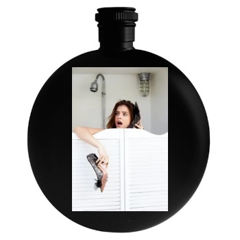 Barbara Palvin Round Flask