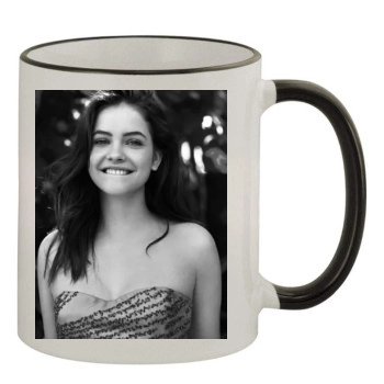 Barbara Palvin 11oz Colored Rim & Handle Mug