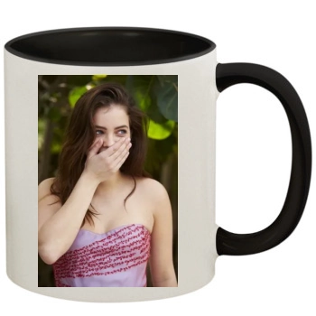 Barbara Palvin 11oz Colored Inner & Handle Mug