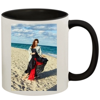 Barbara Palvin 11oz Colored Inner & Handle Mug