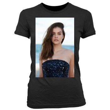 Barbara Palvin Women's Junior Cut Crewneck T-Shirt