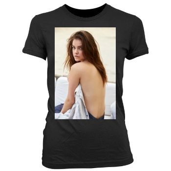 Barbara Palvin Women's Junior Cut Crewneck T-Shirt