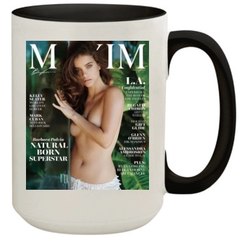 Barbara Palvin 15oz Colored Inner & Handle Mug