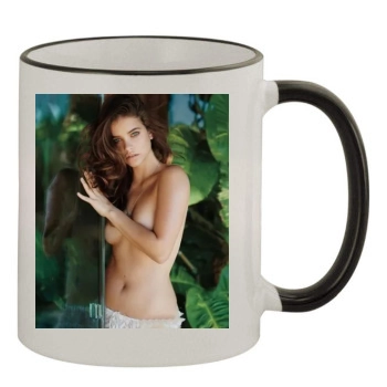 Barbara Palvin 11oz Colored Rim & Handle Mug