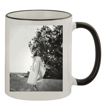 Barbara Palvin 11oz Colored Rim & Handle Mug