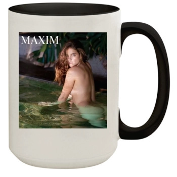 Barbara Palvin 15oz Colored Inner & Handle Mug