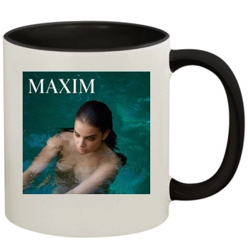 Barbara Palvin 11oz Colored Inner & Handle Mug