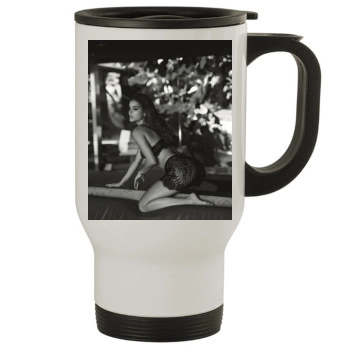 Barbara Palvin Stainless Steel Travel Mug