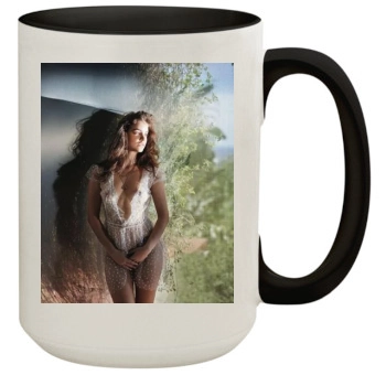 Barbara Palvin 15oz Colored Inner & Handle Mug