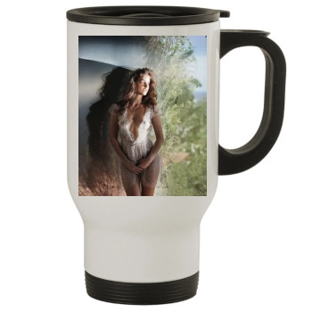 Barbara Palvin Stainless Steel Travel Mug