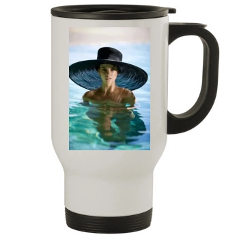 Barbara Palvin Stainless Steel Travel Mug