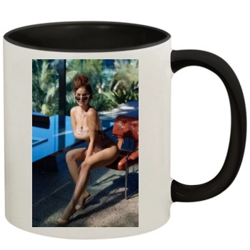 Barbara Palvin 11oz Colored Inner & Handle Mug