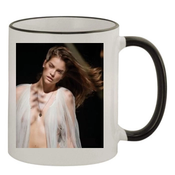 Barbara Palvin 11oz Colored Rim & Handle Mug