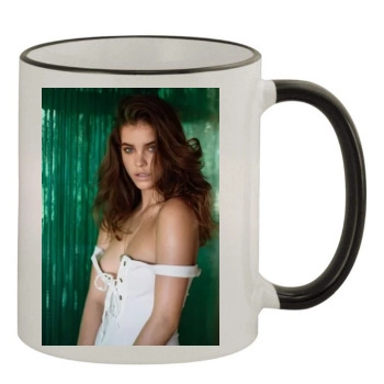 Barbara Palvin 11oz Colored Rim & Handle Mug