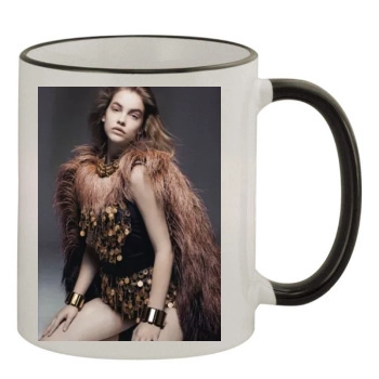 Barbara Palvin 11oz Colored Rim & Handle Mug