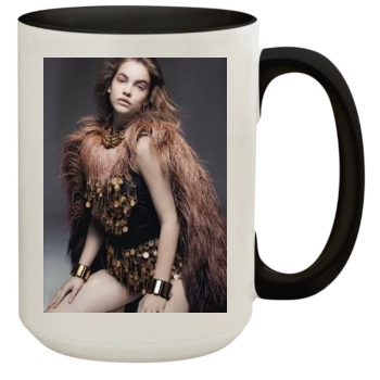 Barbara Palvin 15oz Colored Inner & Handle Mug