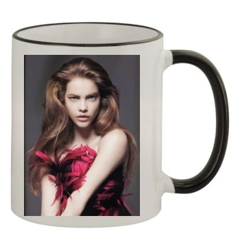 Barbara Palvin 11oz Colored Rim & Handle Mug