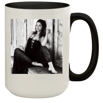 Barbara Palvin 15oz Colored Inner & Handle Mug