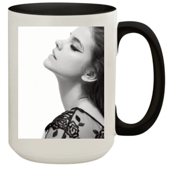 Barbara Palvin 15oz Colored Inner & Handle Mug