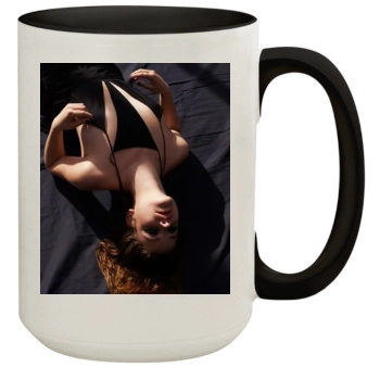 Barbara Palvin 15oz Colored Inner & Handle Mug