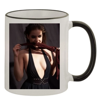 Barbara Palvin 11oz Colored Rim & Handle Mug