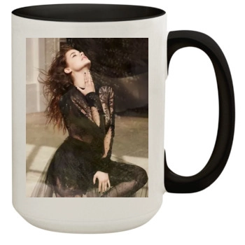 Barbara Palvin 15oz Colored Inner & Handle Mug