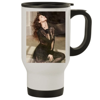 Barbara Palvin Stainless Steel Travel Mug