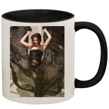 Barbara Palvin 11oz Colored Inner & Handle Mug