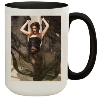 Barbara Palvin 15oz Colored Inner & Handle Mug