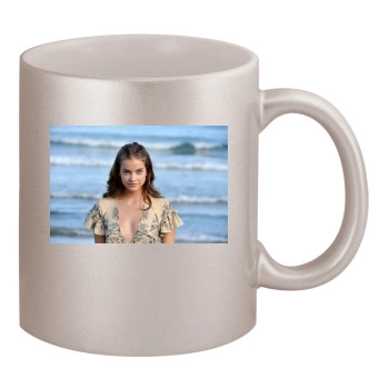 Barbara Palvin 11oz Metallic Silver Mug