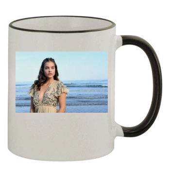 Barbara Palvin 11oz Colored Rim & Handle Mug