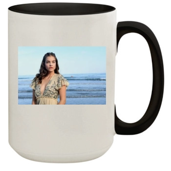 Barbara Palvin 15oz Colored Inner & Handle Mug