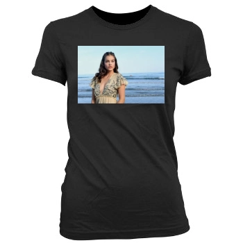 Barbara Palvin Women's Junior Cut Crewneck T-Shirt