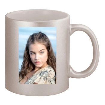 Barbara Palvin 11oz Metallic Silver Mug