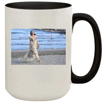 Barbara Palvin 15oz Colored Inner & Handle Mug