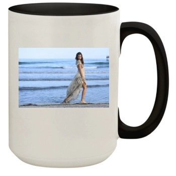 Barbara Palvin 15oz Colored Inner & Handle Mug