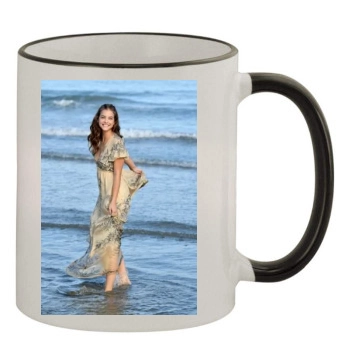 Barbara Palvin 11oz Colored Rim & Handle Mug