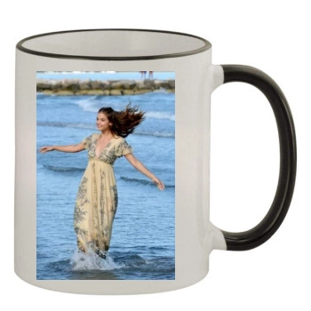 Barbara Palvin 11oz Colored Rim & Handle Mug