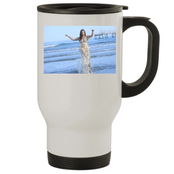 Barbara Palvin Stainless Steel Travel Mug