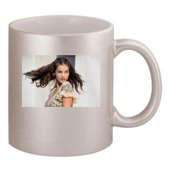 Barbara Palvin 11oz Metallic Silver Mug