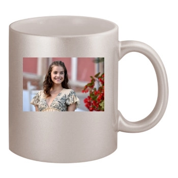 Barbara Palvin 11oz Metallic Silver Mug